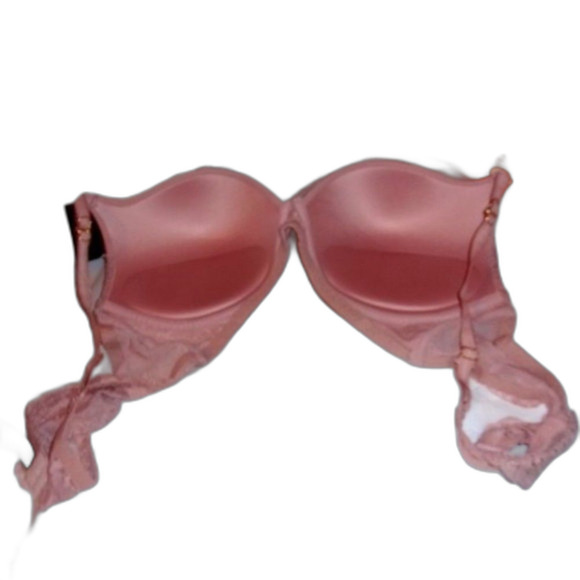 Youmita Misty Rose Lace Soft Cup Demi 36B Bra NWT - Picture 9 of 12